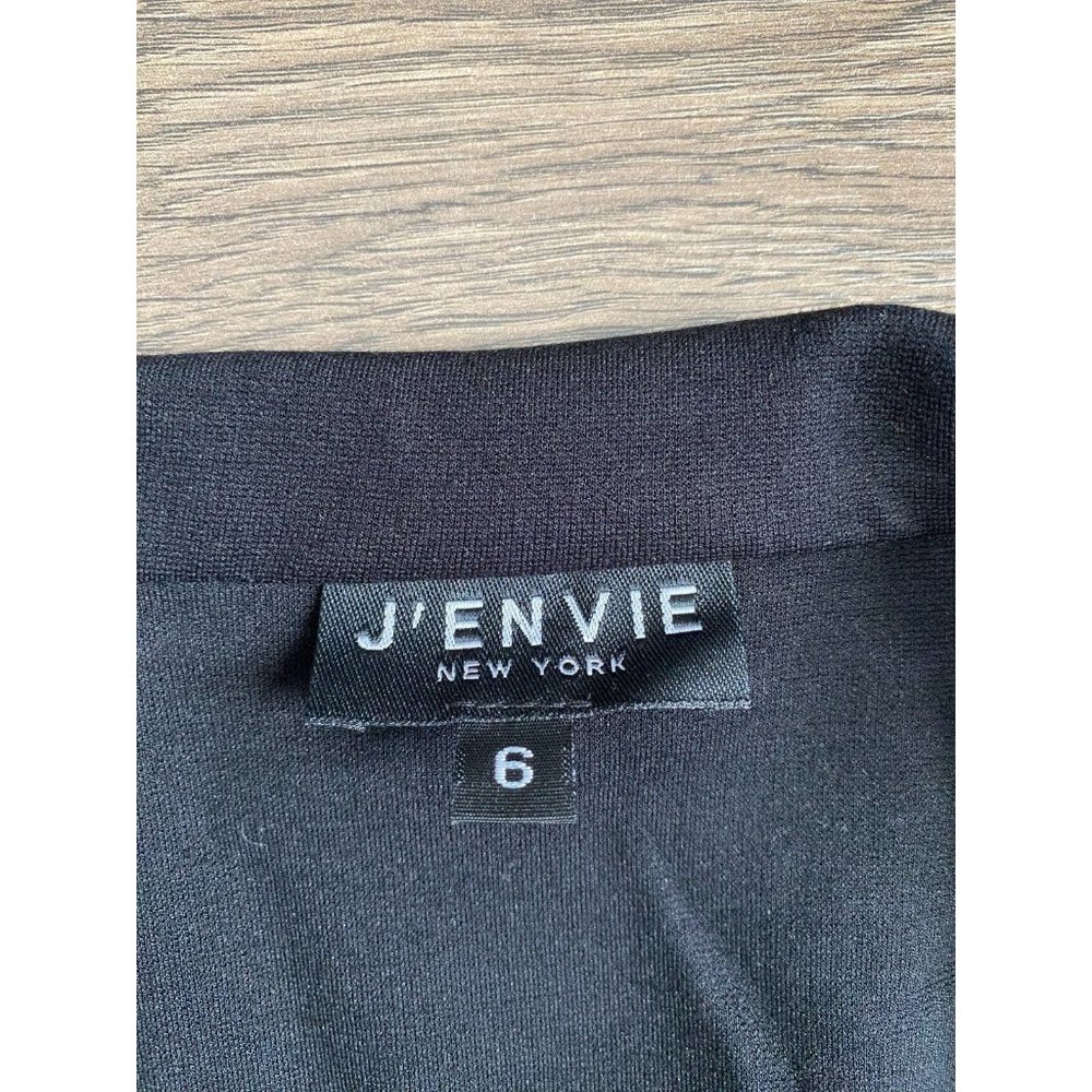 NWT Womens J'ENVIE new york black blazer jacket stretch size 6 - Picture 3 of 11